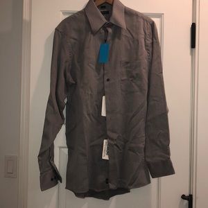 Gray Button down shirt